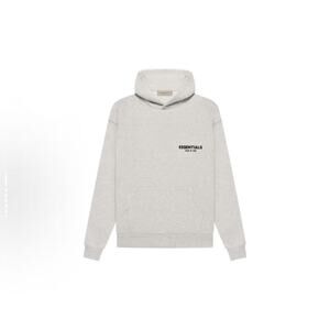 Fear of God Essentials Hoodie Light Oatmeal Relaxed Silhouette